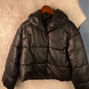 NWT ZARA Black Puffer Jacket